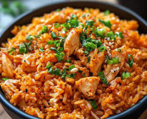Assorted Fried Rice with Oven Grilled Chicken and Black Green Pepper Sauce