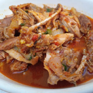 Fufu With Guinea Fowl Light Soup