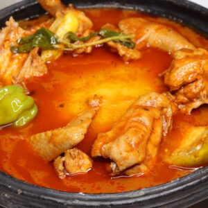 Fufu with Chicken Light Soup