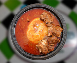 Fufu with Goat Light Soup